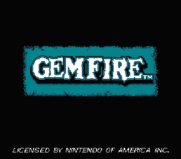 Gemfire (USA) screen shot title